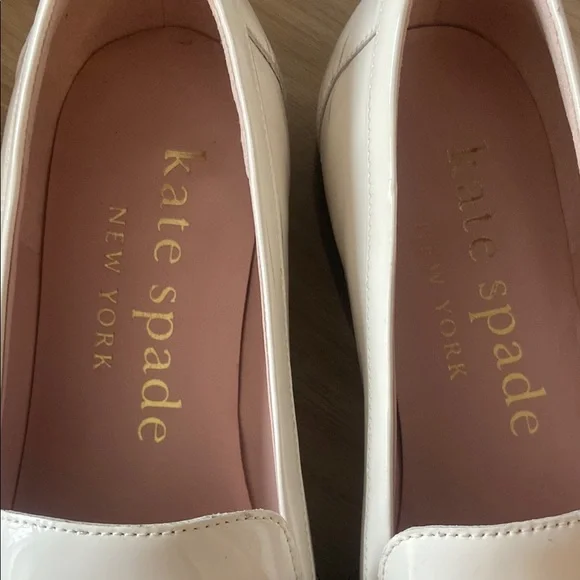 Kate Spade Cream and Black Loafers - Picture 2 of 6